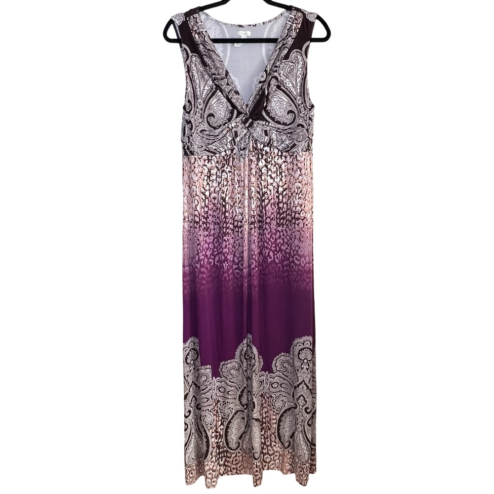 Soma Sleeveless Patterned Maxi Dress